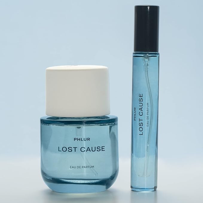 PHLUR Lost Cause Eau de Parfum - Full Size Perfume for Women & Men Fragrance - Fresh Woody Floral Perfume with Bergamot, Apple, Jasmine & Vanilla Orchid (50mL)-BrightBean Baby