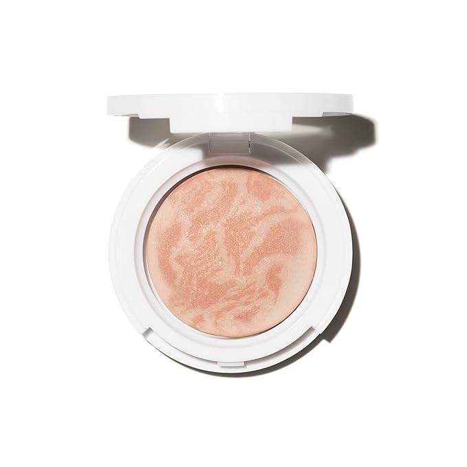 Well People Superpowder Blush Powder, Hydrating Powder Blush For Adding A Pop Of Cheek Color, Vegan & Cruelty-free, Sweet Persimmon-BrightBean Baby