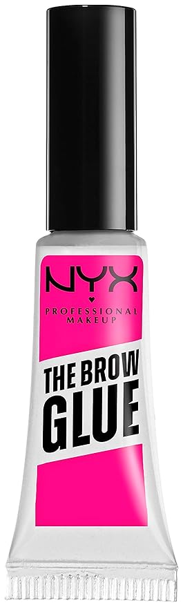 NYX PROFESSIONAL MAKEUP Plump Right Back Plumping Serum & Primer, With Hyaluronic Acid & The Brow Glue, Extreme Hold Eyebrow Gel - Clear-BrightBean Baby