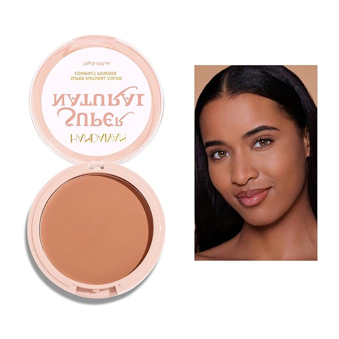 Pressed Face Powder Makeup Mineral Foundation Finishing Powder Pressed Finishing and Setting Powder Loose Setting Powder Makeup #07-BrightBean Baby