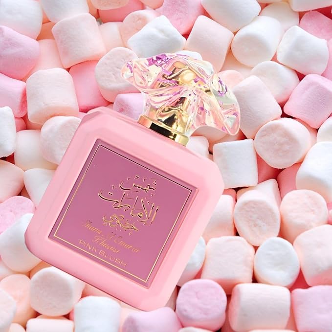 Ard Al Zaafaran Pink Blush Shams Al Emarat Khususi Eau De Parfum For Women Spray 100 ML (3.4 OZ) Long Lasting Arabian Perfumes For Women - Elegant & Sweet Ladies Perfume for Every Occasion (Pack of 3)-BrightBean Baby