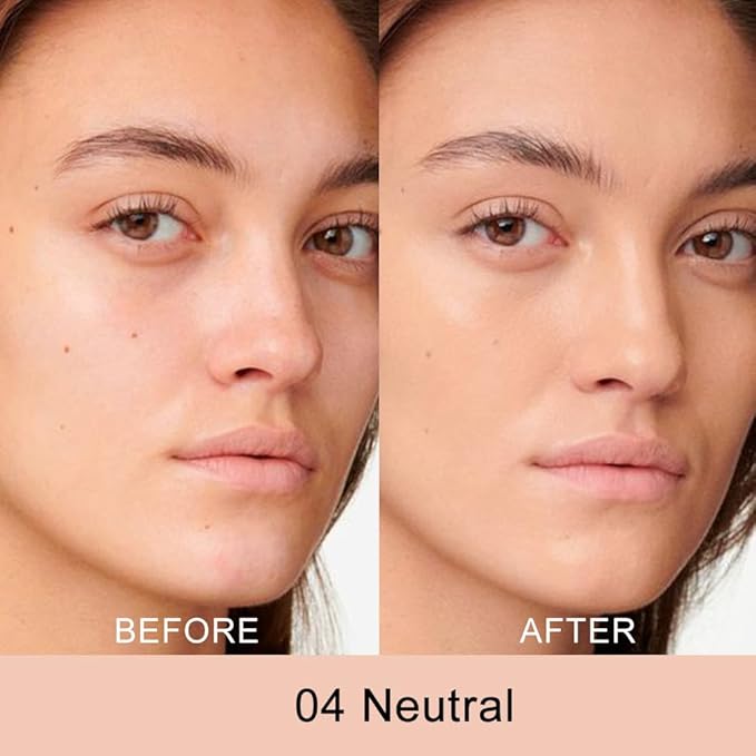 Kaely Color Correcting Concealer,Cream Pot Concealer Full Coverage,under Eye Concealer Palette for Conceals Dark Circles,Waterproof Foundation Face Makeup,04 Neutral-BrightBean Baby
