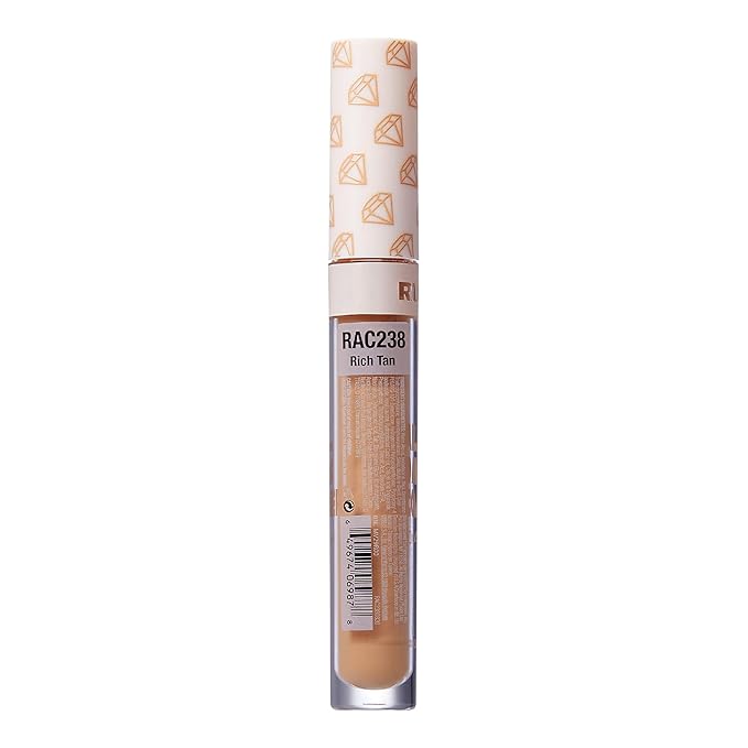 Ruby Kisses All Day Concealer Lightweight Full Coverage Multi-Use Concealer 0.13 Fl Oz (Rich Tan)-BrightBean Baby