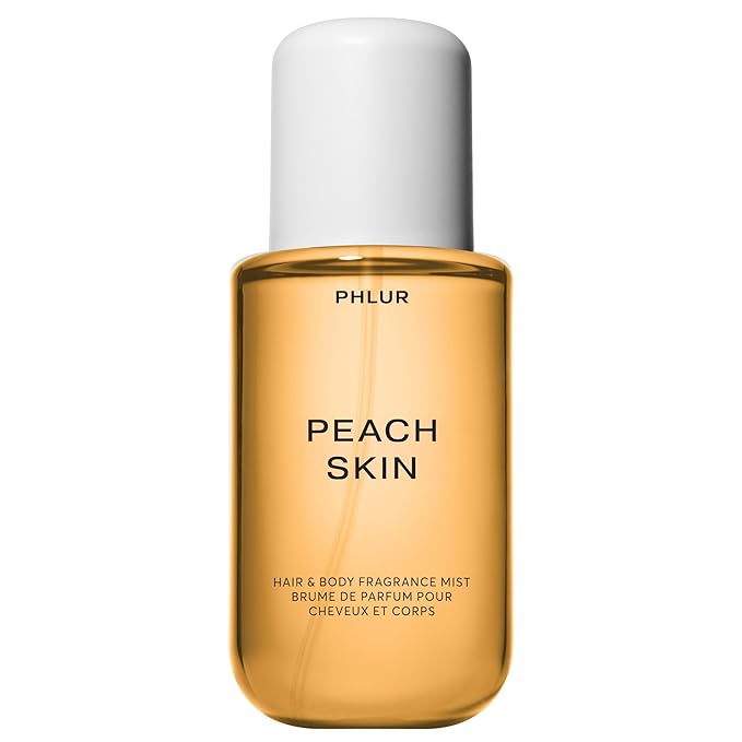 PHLUR Peach Skin Body Mist - Hair & Body Mist Fragrance - Peach, Plum, Bergamot, Milky Sandalwood & White Freesia Body Spray-BrightBean Baby
