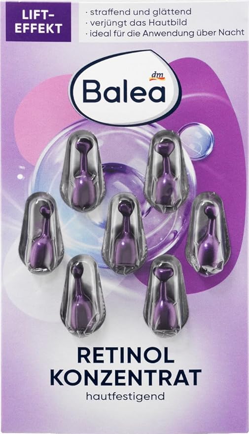 Balea Concentrate Retinol Serum, 7 capsules-BrightBean Baby
