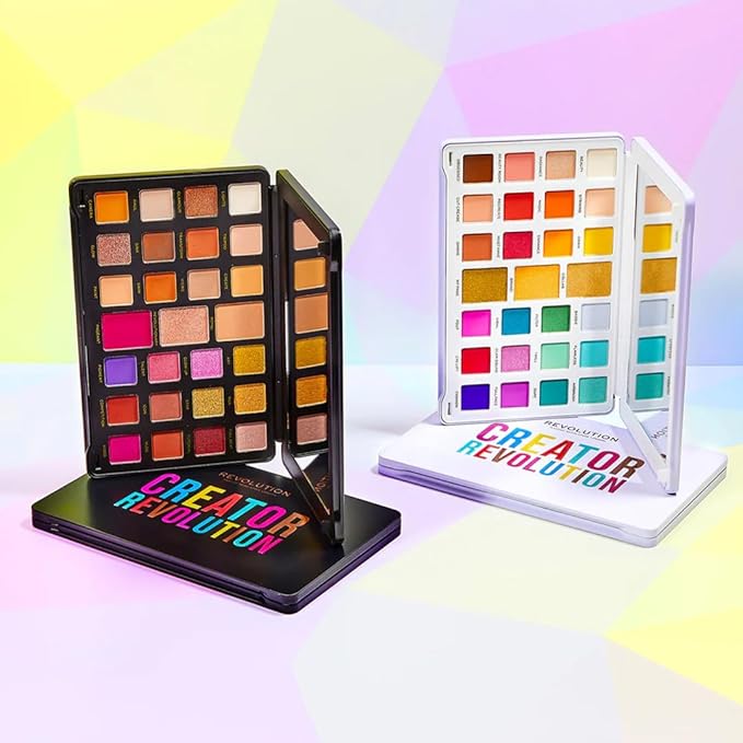 Makeup Revolution, Creator Limitless, Eyeshadow Palette, Nude Reign, 30.9g-BrightBean Baby