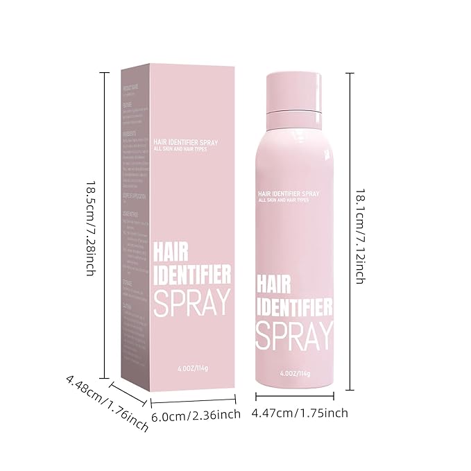 2025 NEW Hair Identifier Spray for Face Shaving, Dermaplaning Tool,Skin Dermaplaning Spray for Women With 6 Face Razors