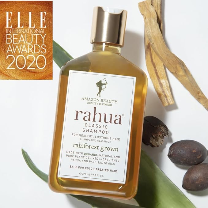 Rahua Classic Hair Shampoo, 9.3 Fl Oz, Naturally Infused, Plant Powered Ingredients, Sulfate Free, Woodsy & Earthy, with Palo Santo Oil for Scalp Care & Silky Hair, Vegan-BrightBean Baby