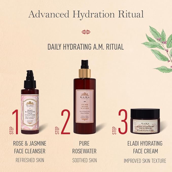 Kama Ayurveda Pure Rose Water Face and Body Mist, 200ml