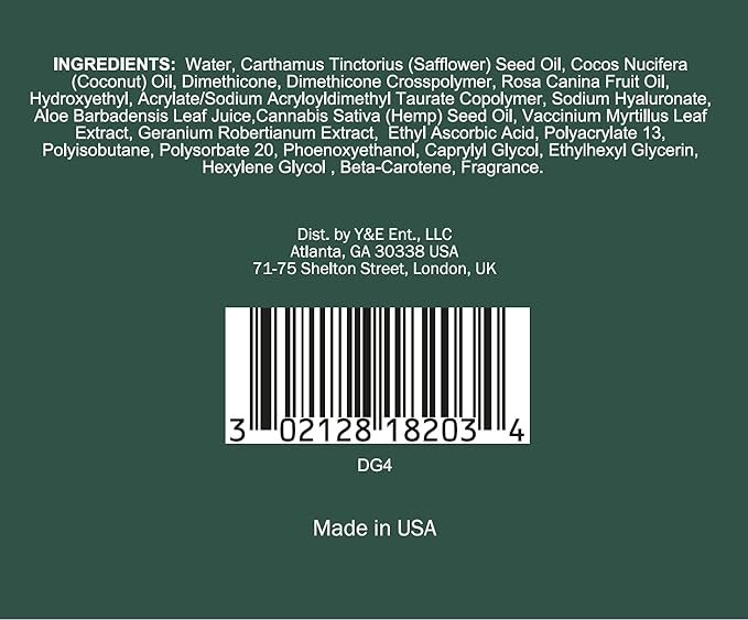Rejuvenating Hemp Eye Cream with Hemp Oil, Hyaluronic Acid, Rosehip Oil, and Vitamins. Formulated to Treat the Sensitive Skin around the Eyes.-BrightBean Baby