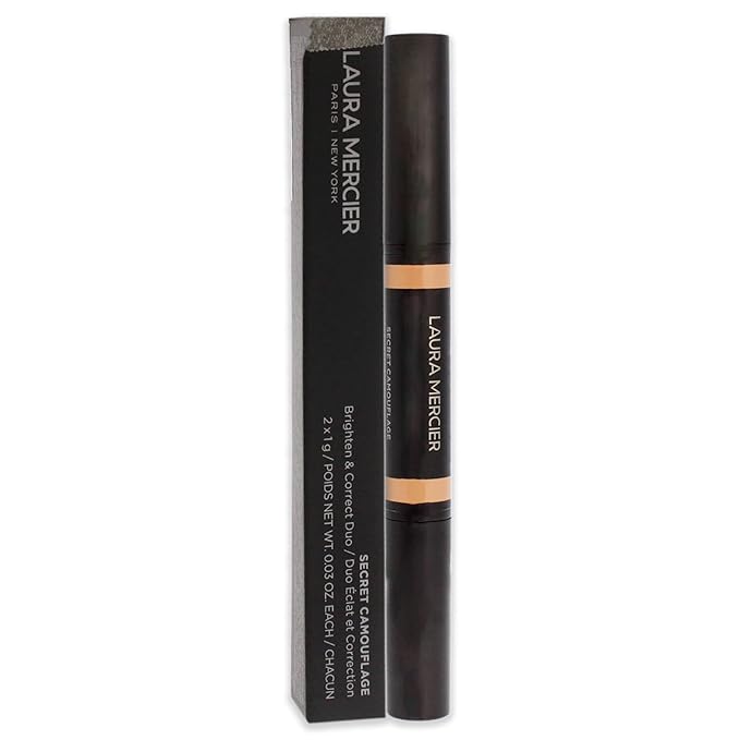 Laura Mercier Secret Camouflage Concealer Duo Stick - 2W Light with Warm Undertones Women 2 x 0.3 oz-BrightBean Baby