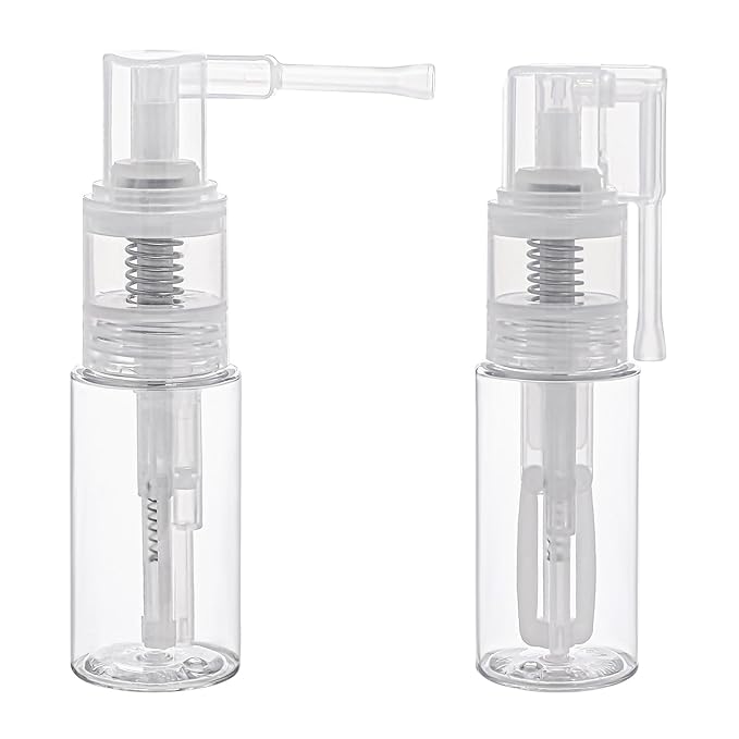 2 Pcs Empty Powder Spray Bottle, Cake Glitter Spray Bottle, Makeup Powder Spray Bottle, Barber Spray Bottle, Dry Powder Spray Bottle for Makeup Powder, Dusting, Glitter, Dry Cleaning Powder, Crafts-BrightBean Baby
