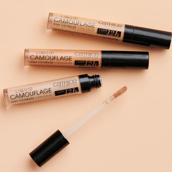 Catrice | Liquid Camouflage High Coverage Concealer | Ultra Long Lasting Concealer | Oil & Paraben Free | Cruelty Free (005 | Light Natural)-BrightBean Baby