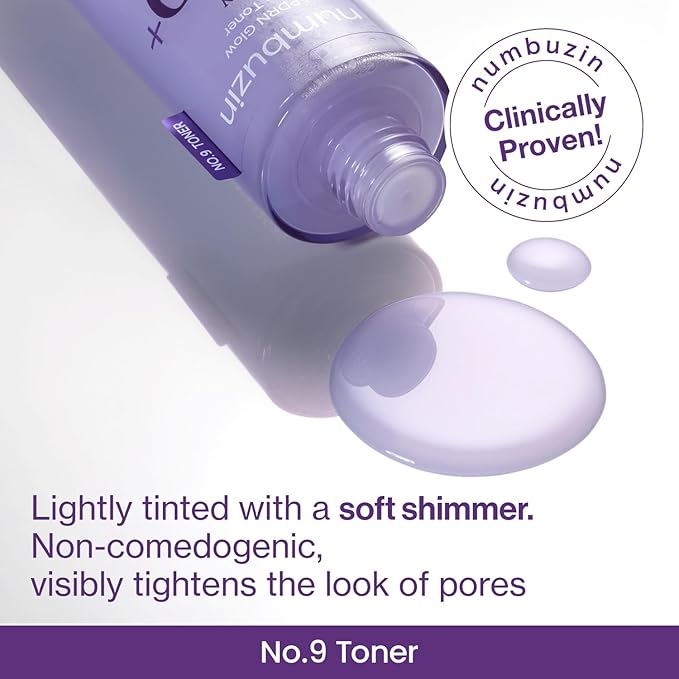 numbuzin No.9 Toner | NAD+ PDRN Glow Boosting Toner | Glowing, Firming, Hydrating, Elasticity, Wrinkles, Fine Lines, Korean Skincare | Salmon PDRN, Peptides, NAD | Essence for Dry Skin | 5.07 fl. Oz-BrightBean Baby