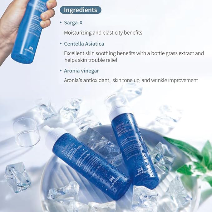 Marine Collagen Revital Peptide Mist 120ml ㅣ Fine Facial Spray for Hydration Soothing Glow ㅣ Daily Moisture Mist with Centella and Peptides-BrightBean Baby