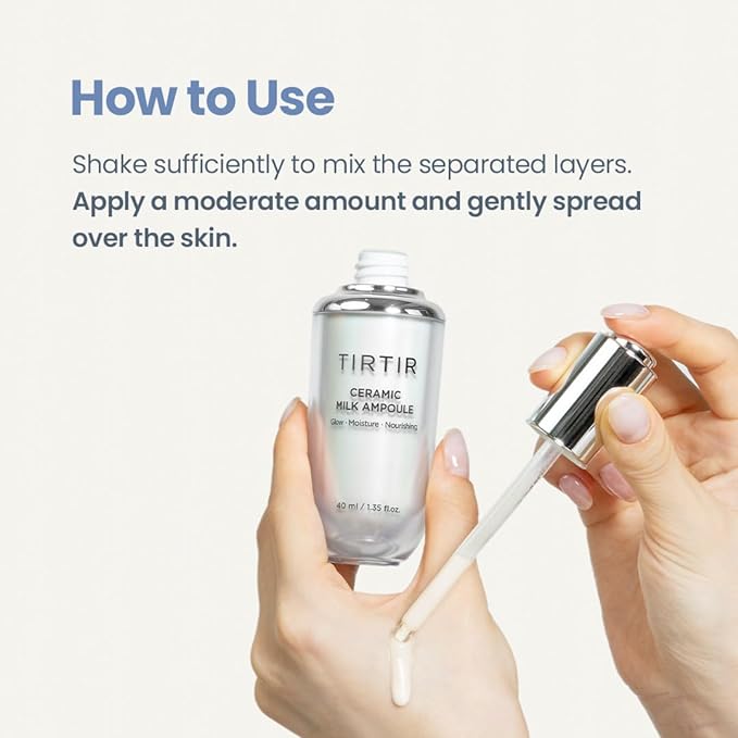 TIRTIR Ceramic Milk Ampoule (0.33 Fl Oz)-BrightBean Baby