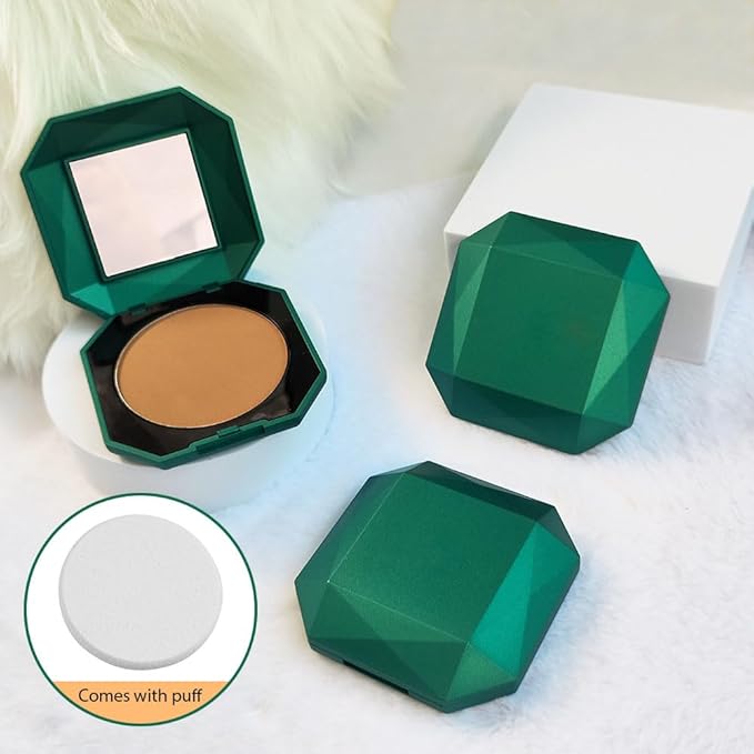 Pressed Matte Face Powder Makeup & Setting Powder for Poreless Wrinkle Blurring Contour Concealer Finishing,Lightweight,High Coverage,Shine Control, N.W 10g (03)-BrightBean Baby