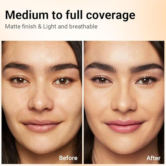 Pressed Matte Face Powder Makeup & Setting Powder for Poreless Wrinkle Blurring Contour Concealer Finishing,Lightweight,High Coverage,Shine Control, N.W 10g (02)-BrightBean Baby