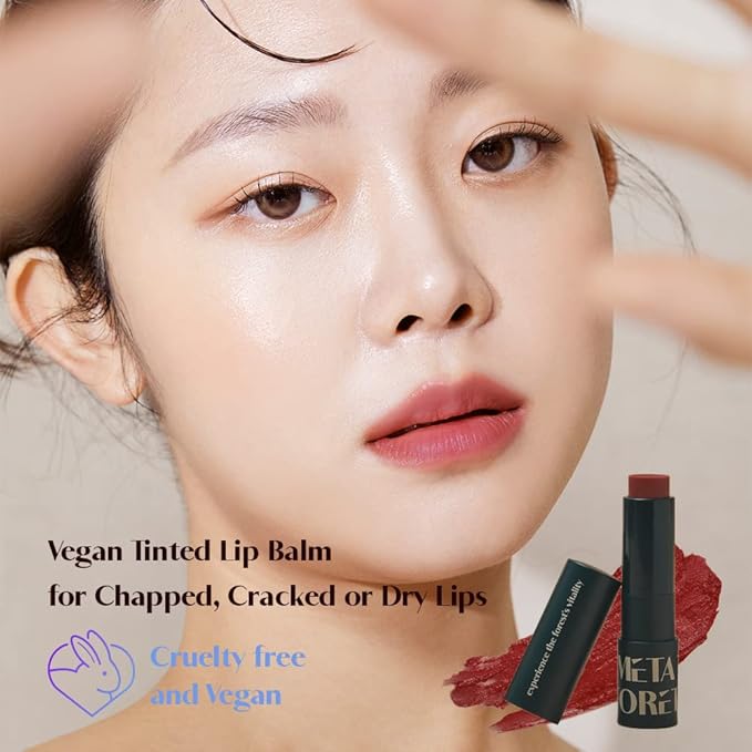 METAFORET Vegan Tinted Lip Balm 0.12oz 3.5g Experience Softer, More Radiant Lips with Lip Tint Butter Balm - Moisturizing, Tinted, and Perfect for Lip Care and Lip Glow (#04 Red Velvet)-BrightBean Baby