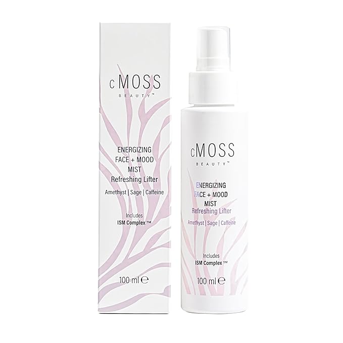 Sea Moss Infused Face and Mood Lifting Mist with Real Amethyst, Caffeine, Sage, and Hyaluronic Acid to Tighten, Brighten Skin and Calm Emotions-BrightBean Baby
