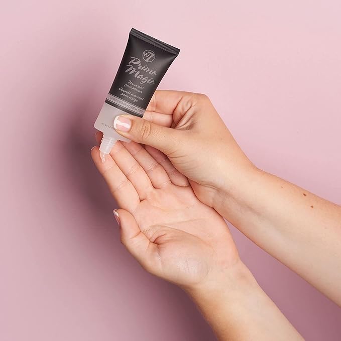 W7 Prime Magic Face Primer - Clear Makeup Base Priming Formula For Flawless Skin - Vegan Makeup - 2 Pack-BrightBean Baby