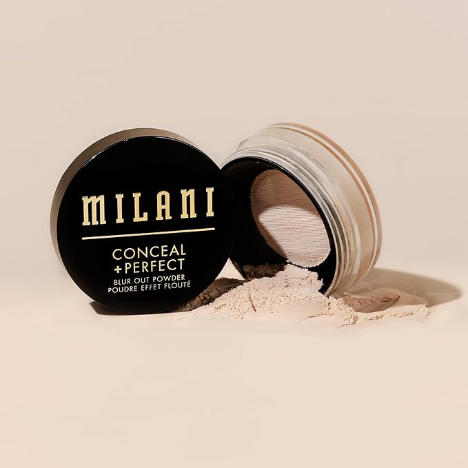 Milani Conceal + Perfect Blur Out Matte Setting Powder for All Skin Tones-BrightBean Baby