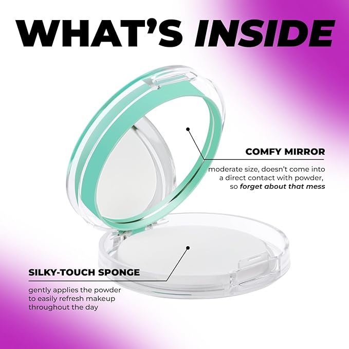 Lamel OhMy Clear Face Powder - Light Natural Coverage & Suet Control - Cruelty Free - Light Natural N.401-BrightBean Baby