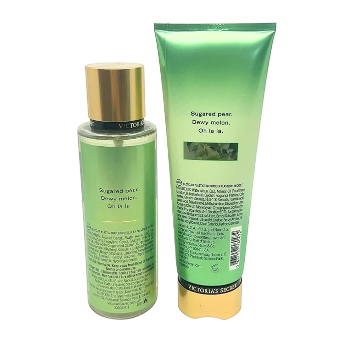 Victoria's Secret Pear Glace Fragrance Mist 8.4oz and Fragrance Lotion 8oz - Set-BrightBean Baby