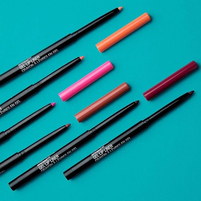 wet n wild Perfect Pout Matte Retractable Gel Lip Liner Pencil, Rich Creamy Long Lasting Color, Well-Defined and Flawless Application, Vegan & Cruelty-Free - Gone Burgundy-BrightBean Baby