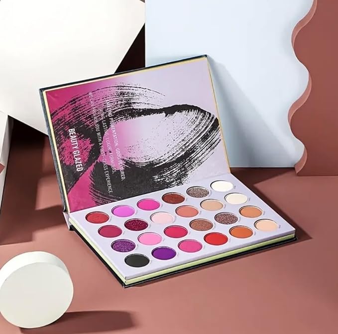 Generic Majical Book of Beauty Makeup Palette, 72 Colors, 3-Layer Folding Book, Eyeshadow Palette, Long Lasting-BrightBean Baby