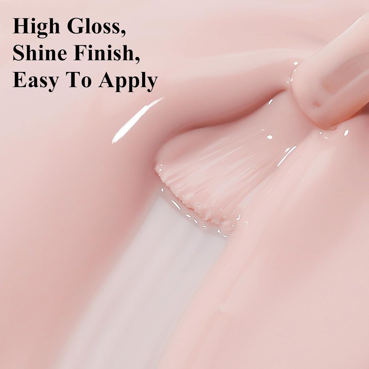 Nail Polish Nude Pink Quick Dry Sheer Color Nail Lacquer Non Gel Long Lasting Regular Fast Dry Fingernail Polish DIY Salon Gift For Women 12ML-BrightBean Baby