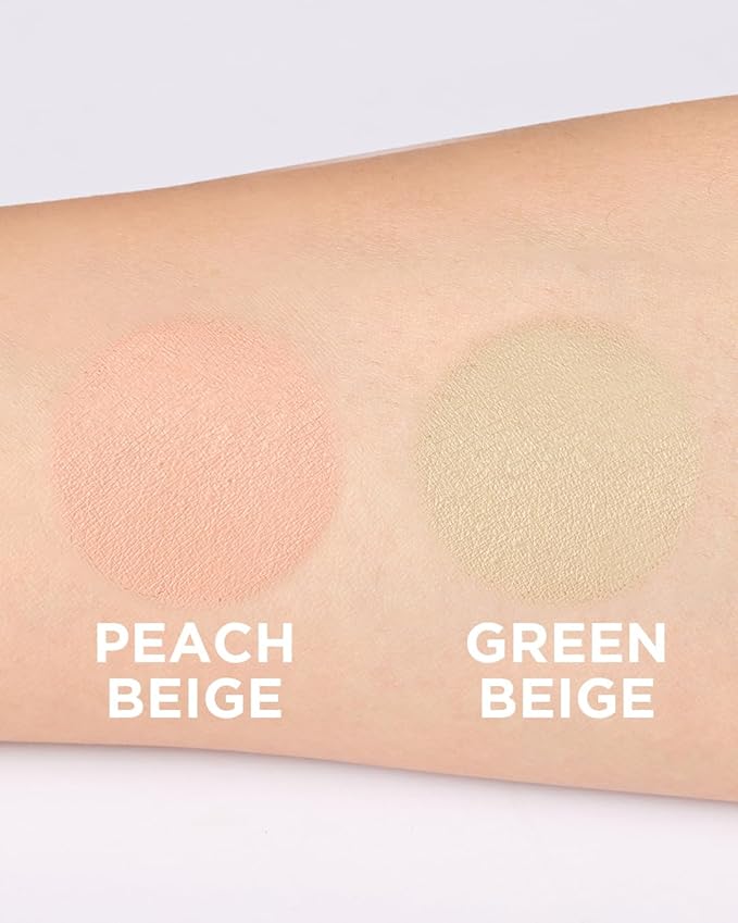 THESAEM Cover Perfection Pot Concealer #Peach Beige - High Adherence & Coverage Balm, Conceals Dark Circles, Corrects Dark Under Tones, Matte Finish Sebum Control for Oily and Combination Skin-BrightBean Baby