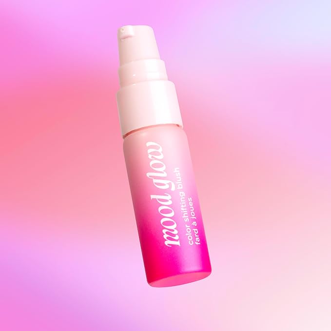 Pacifica Liquid Spray Blush Mood Glow PH Color Shifting Blush Balm Face Makeup, Color Shifting, Reacts to Skin pH, Hydrating Cheek Tint, Vegan, 0.4 fl oz (1 Count)-BrightBean Baby