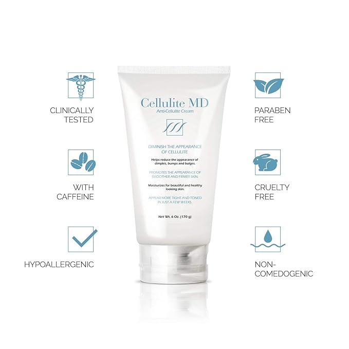 FIRMING TONING Cream Diminish Appearance Of Cellulite 6 oz New by Cellulite MD-BrightBean Baby