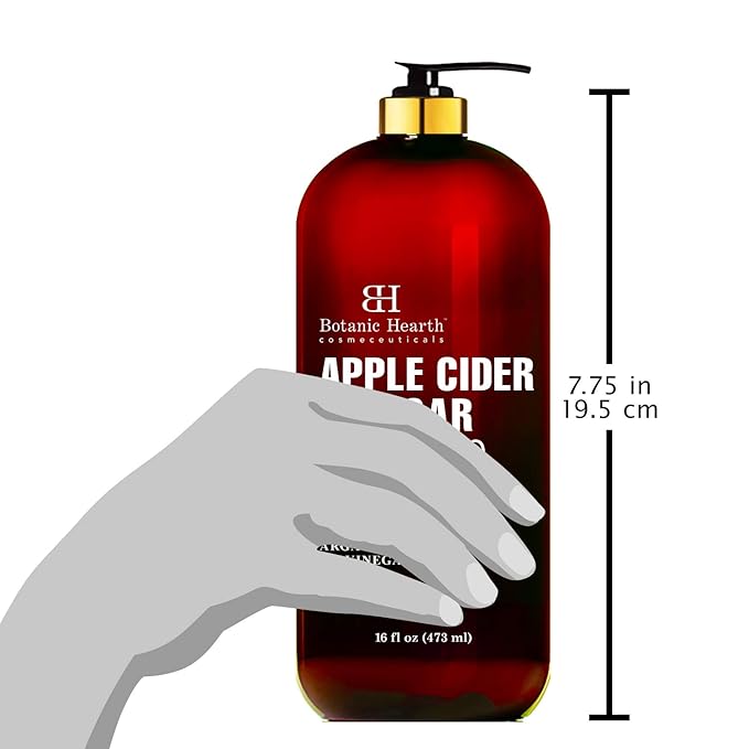 Botanic Hearth Apple Cider Vinegar Shampoo | Clarifying And Nourishing, Reduces Itchy Scalp, Dandruff & Frizz | Sulfate Free, For All Hair Types, Men And Women | 16 Fl Oz-BrightBean Baby
