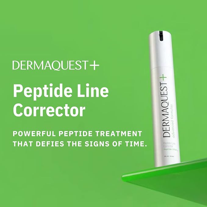DermaQuest+ NEW Peptide Line Corrector Face Serum (1oz)-BrightBean Baby