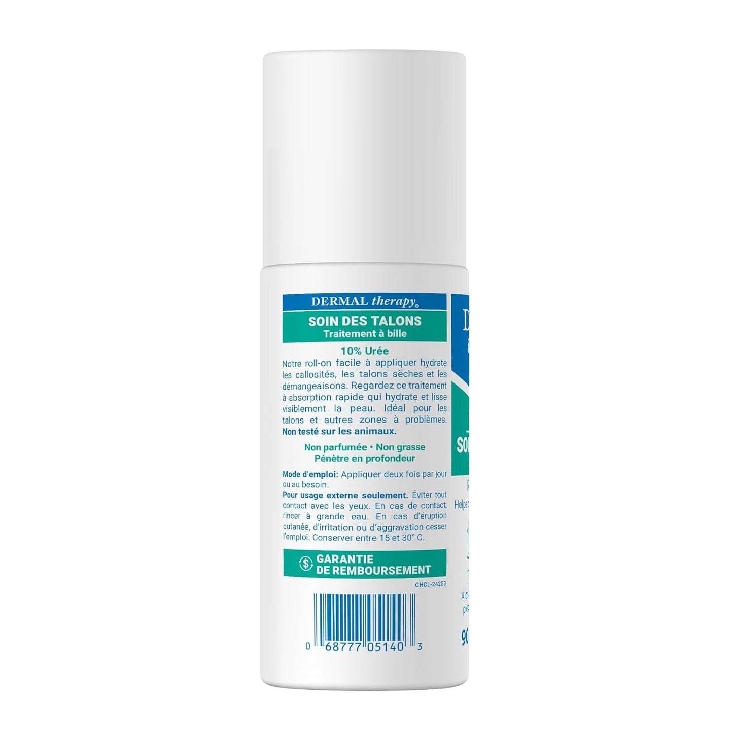 Dermal Therapy Heel Care Liquid Roll-On – Intensive Moisturizing & Repair for Cracked Heels, Dry & Rough Skin – Fast-Absorbing, Mess-Free Application – Hydrating Foot Care Treatment-BrightBean Baby