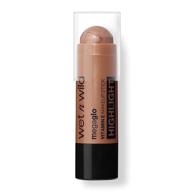 wet n wild Mega Glo Vitamin E Makeup Stick, Buildable & Blendable Color, Versatile Use, Cruelty-Free & Vegan - Desert Sands-BrightBean Baby