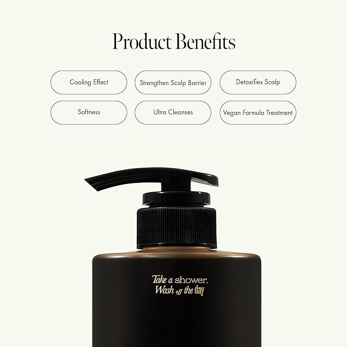 Dark Beer Biome Shampoo - Vegan Anti-Hair Loss Sclap Care with Caffeine & Green Mint Complex for Thicker Stronger Hair- Deep Cleansing, Oil Control & Cooling Effect, Sulfate-Free 500 ml / 16.9 fl oz-BrightBean Baby
