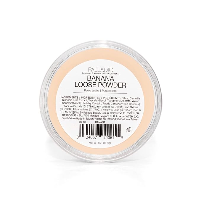 Palladio 4 Ever+Ever Mattifying Loose Setting Powder (Banana Powder)-BrightBean Baby