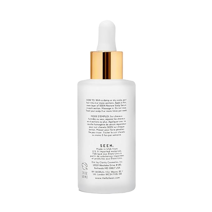 SEEN Restore Scalp Serum, Fragrance-Free - Clinically Proven, Dermatologist-Developed Hydrating Serum, Promotes Healthy Scalp, Safe for Sensitive & Eczema-Prone Skin-BrightBean Baby