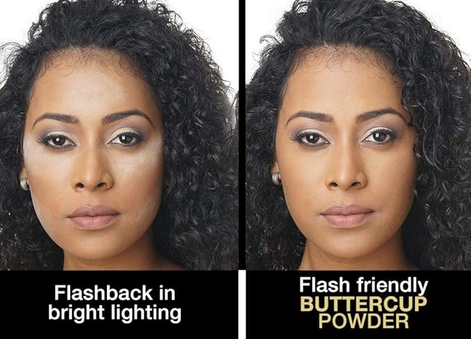 Sacha BUTTERCUP Setting Powder Makeup 1.75 Oz. Translucent Setting Powder for Oily Skin Finishing Powder Loose Powder Makeup Blurring Powder Blurs Fine Lines and Pores For Medium to Dark Skin Tones-BrightBean Baby