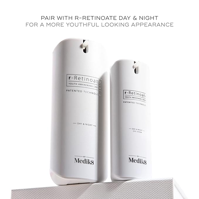 Medik8 R-Retinoate Day & Night Eye Serum - Hydrating, Healing, Skin Plumping Vitamin A - Reduces Fine Lines, Wrinkles, Dark Circles, and Other Signs of Aging - Smoothing Under Eye Radiance - 0.5 oz-BrightBean Baby
