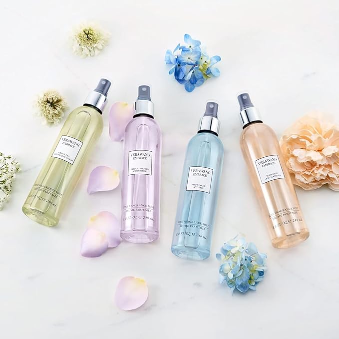 Vera Wang Embrace Merigold and Gardenia Body Mist 8.4 fl oz (Pack of 1), Notes of Melon, Gardenia, and Marigold, Women's Fragrance, Long Lasting, Everyday Fragrance-BrightBean Baby