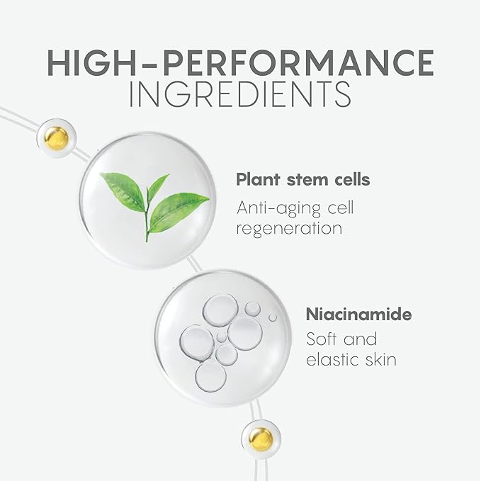 Beautyboost Hydro Booster Anti-Aging Cream W/Hyaluronic Acid, Cotton Stem Cells, Squalane & Niacinamide- 1.7 Fl Oz Gel-Cream Moisturizer for Extra-Dry Skin, Skin Elasticity, Quick-Absorbing-BrightBean Baby