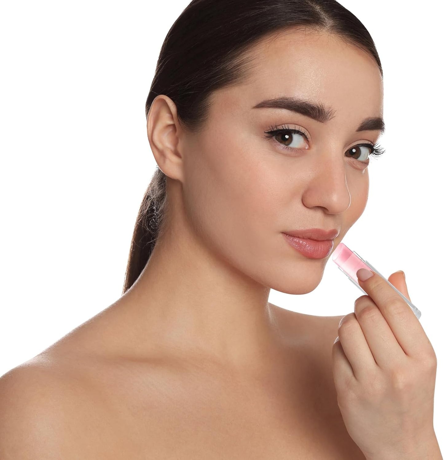 Maitys 64 Pcs Lip Balm Tubes 5 ml Empty Lip Gloss Balm Containers Refillable Rotatable Plastic Lipstick Tubes DIY Lip Gloss Holder for DIY Cosmetic (Clear)-BrightBean Baby