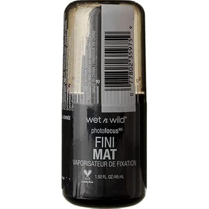 wet n wild Photo Focus Setting Mist, Up to 24HR Wear, Lightweight & Nourishing Aloe Formula Suitable for All Skin Types, Cruelty-Free & Vegan - Matte Appeal-BrightBean Baby