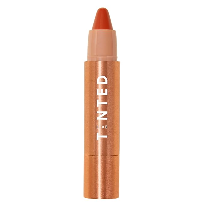 Live Tinted Huestick: All-over Color Corrector Multistick for Brighter, Balanced Skin, Works on Lips, Cheeks, And Eyes, Vitamins C+E Soothes, Heals & Nourishes Damaged Skin - Rise 3g / 0.1oz-BrightBean Baby