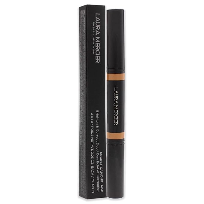 Laura Mercier Secret Camouflage Concealer Duo Stick - 3N Medium with Neutral Undertones Women 2 x 0.3 oz-BrightBean Baby