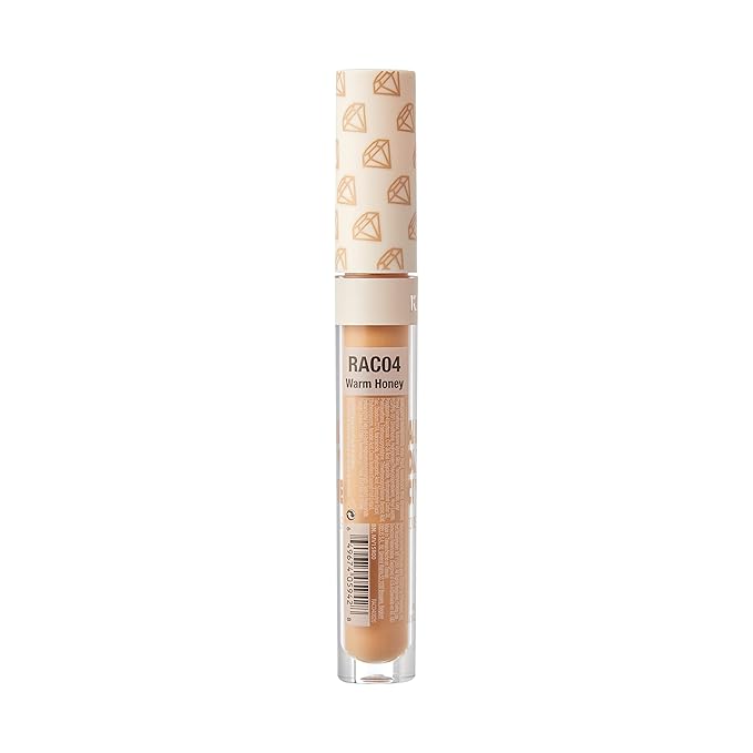 Ruby Kisses All Day Concealer Lightweight Full Coverage Multi-Use Concealer 0.13 Fl Oz (Warm Honey)-BrightBean Baby